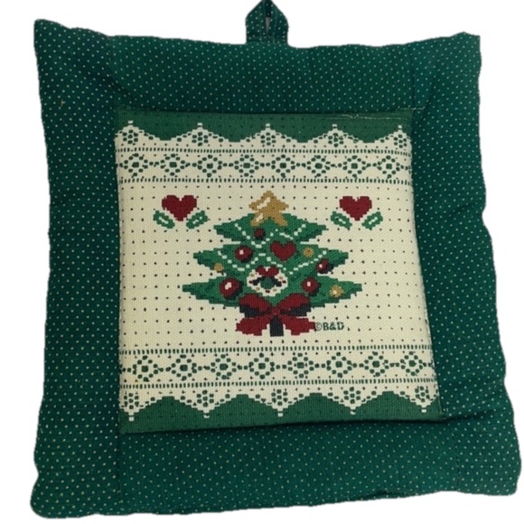 Other - B & D Vintage Christmas Pot Holder - Holiday Charm